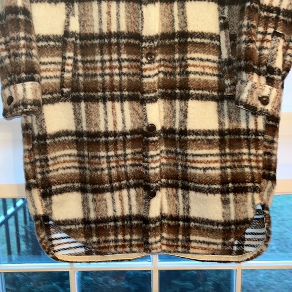 Blank NYC Cassie Plaid Shacket Size Medium - Picture 4 of 15